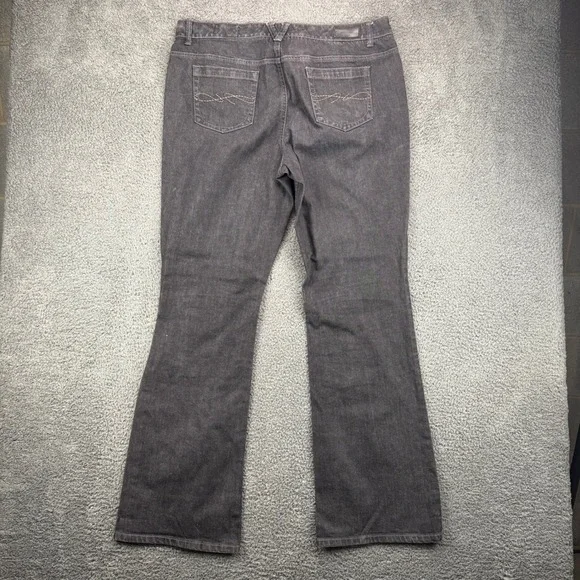 Tommy Hilfiger American Hope Classic‎ Rise Bootcut Jeans Women's Size 16 Dark - Picture 7 of 8